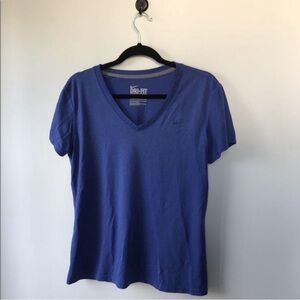 Nike Women's Dri-FIT Blue Short Sleeve Tee